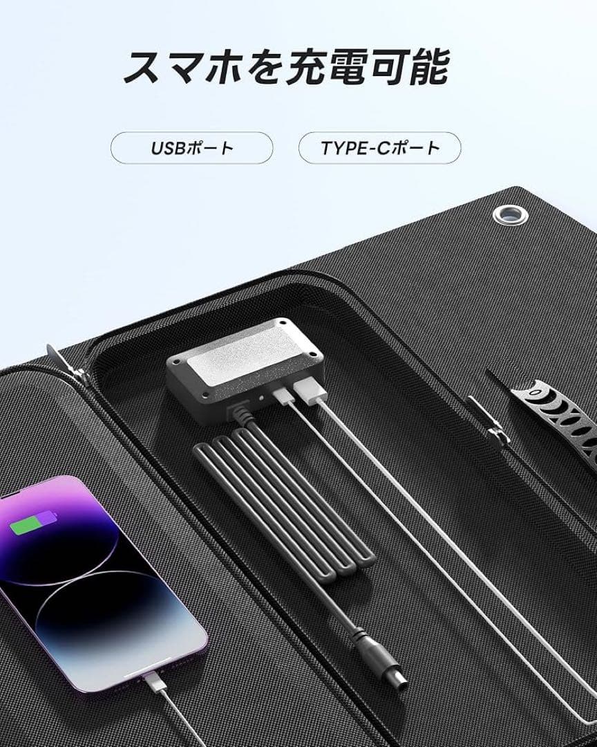 120W ソーラーパネル IP65 防水