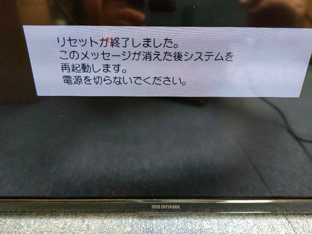 美品 IRISOYAMA ハイビジョン液晶テレビ 24WB10 2021年製