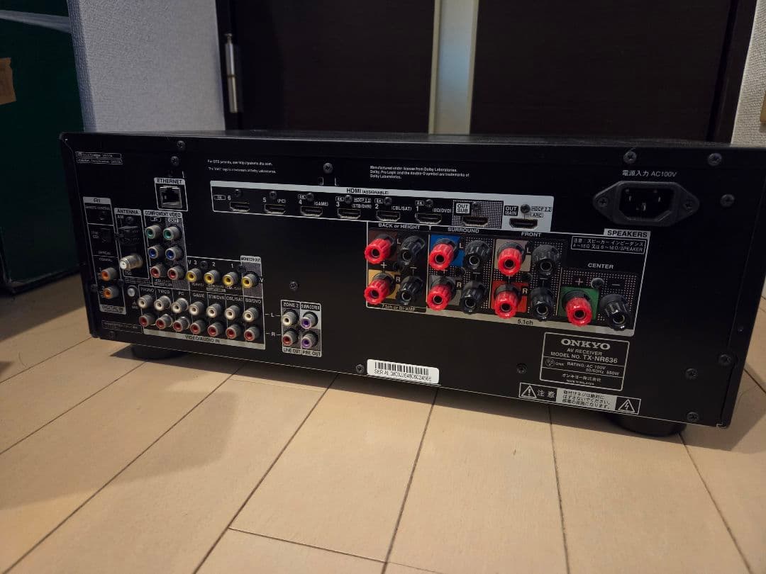 ONKYO AVアンプ TX-NR636 動作確認済み