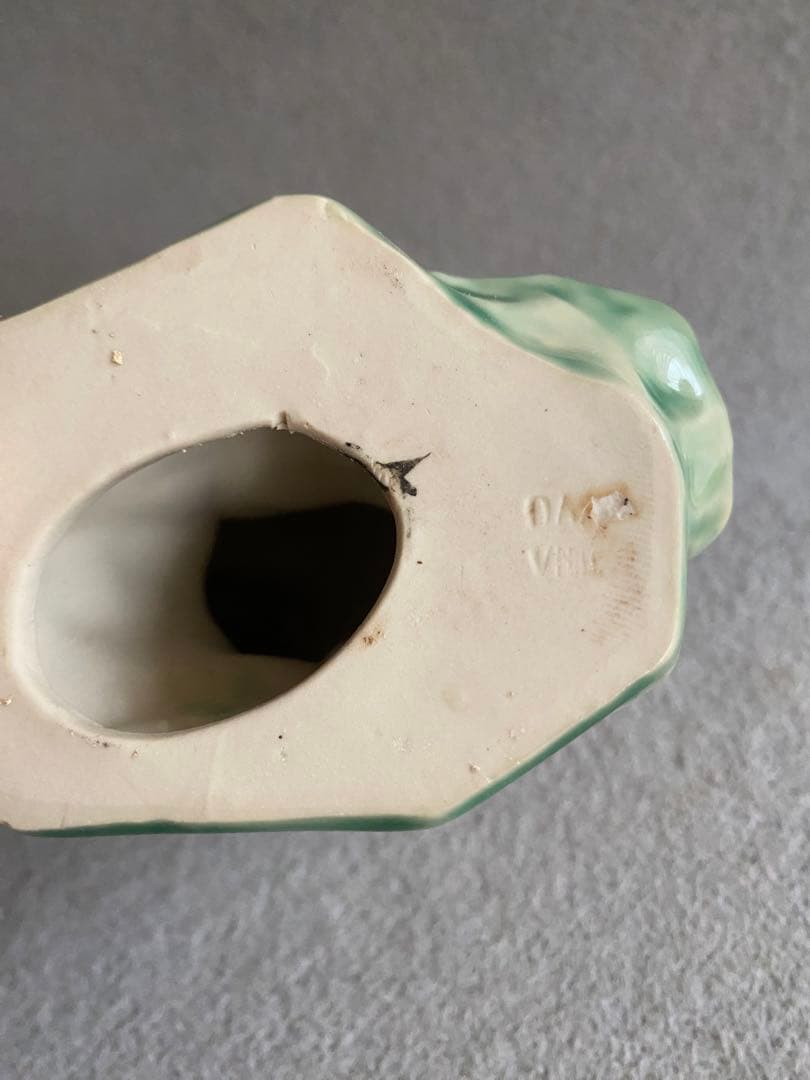 【海外製・陶器】ニワトリの親子　置物