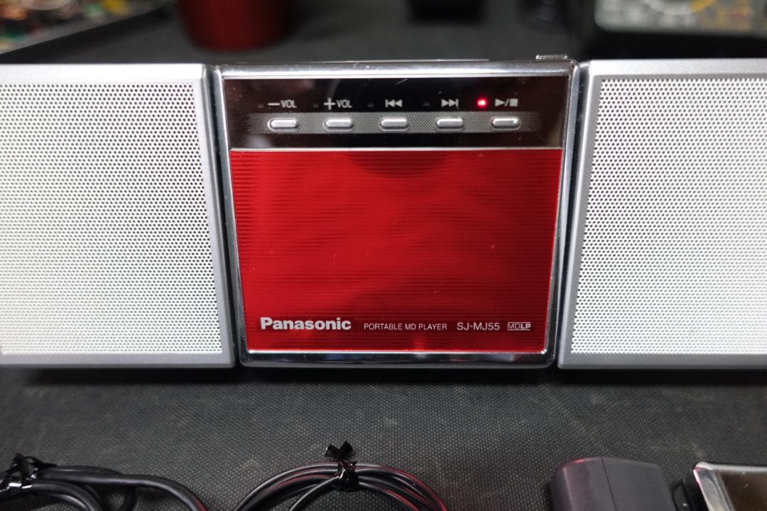 整備動作品　Panasonic ポータブルMDプレーヤー SJ-MJ55