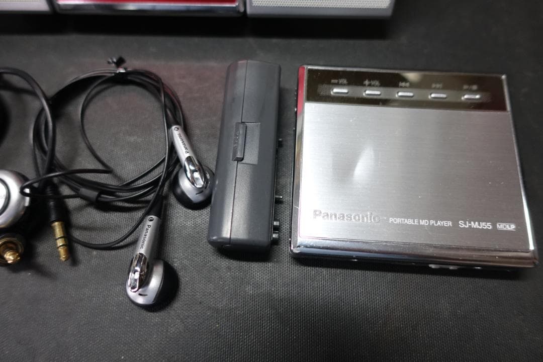 整備動作品　Panasonic ポータブルMDプレーヤー SJ-MJ55