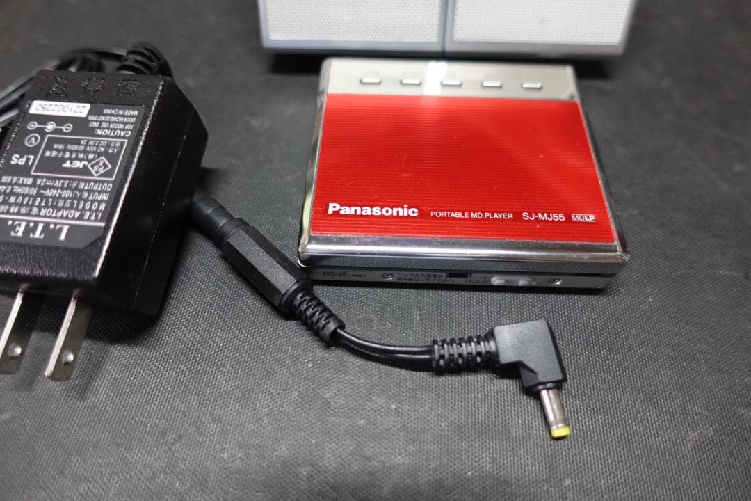 整備動作品　Panasonic ポータブルMDプレーヤー SJ-MJ55