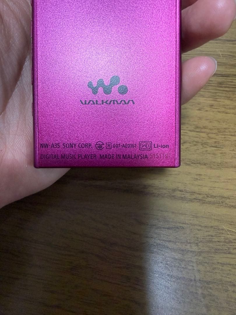 SONY ウォークマン NW-A35（ピンク）