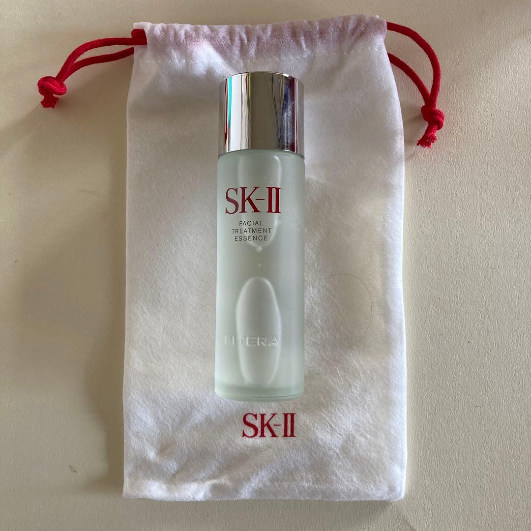 SK-IIフェイシャルトリートメントエッセンス75ml ぴてくまキーホルダー付き