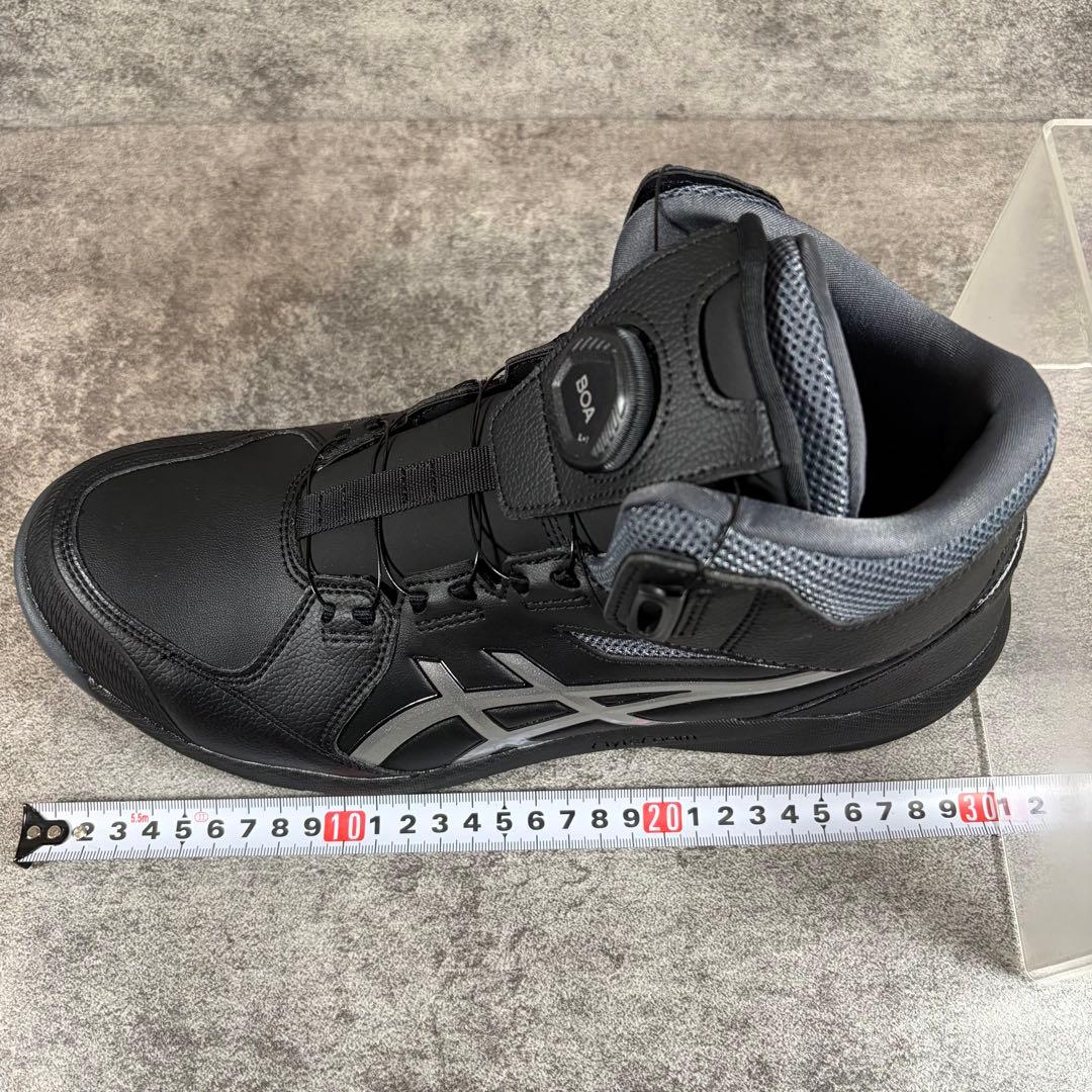 極美品 アシックス ウィンジョブ CP314 BOA 27cm 安全靴　ブラック