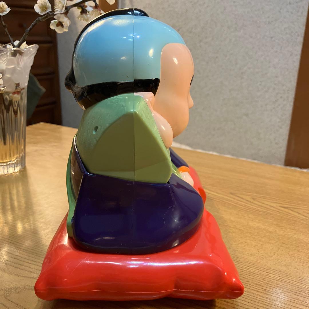 ★ 非売品 江崎グリコノベルティ景品 / 招福 からくりおじぎ時計　福助