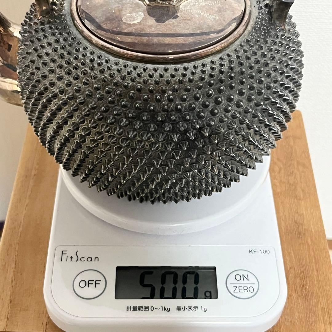 銀瓶　純銀　鉄瓶　御湯沸　500g