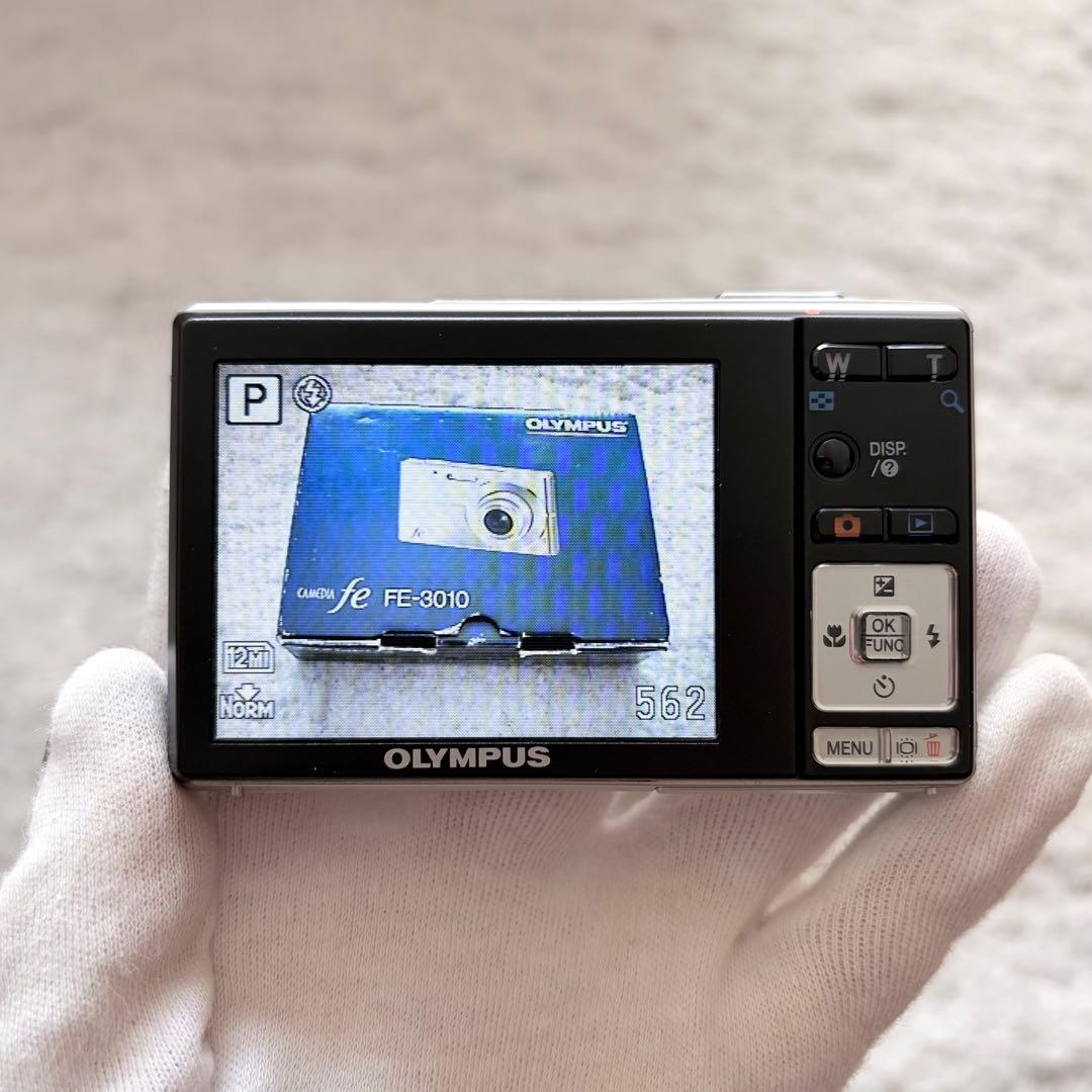【動作確認済】OLYMPUS オリンパス fe FE-3010 レトロコンデジ