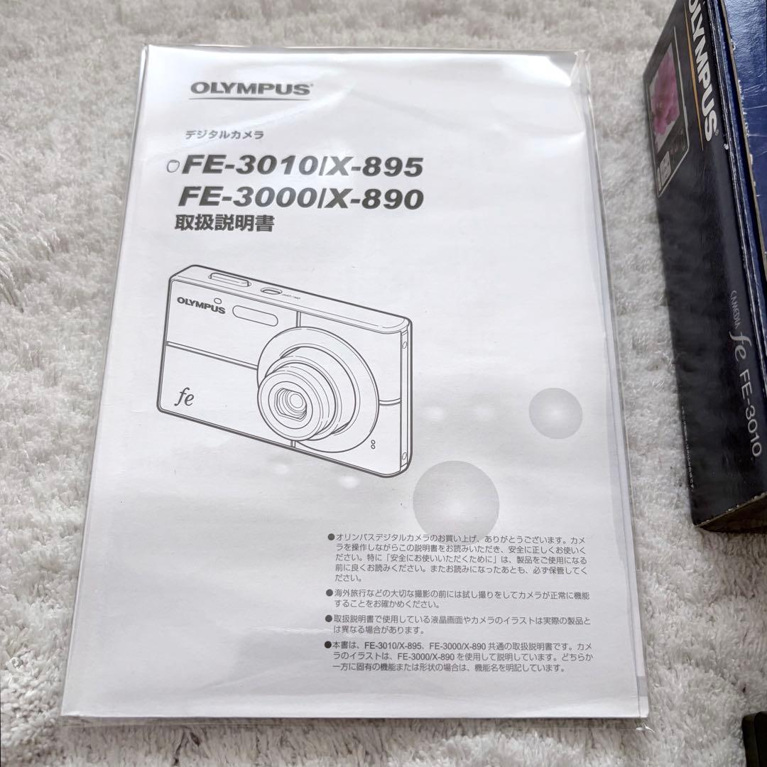 【動作確認済】OLYMPUS オリンパス fe FE-3010 レトロコンデジ