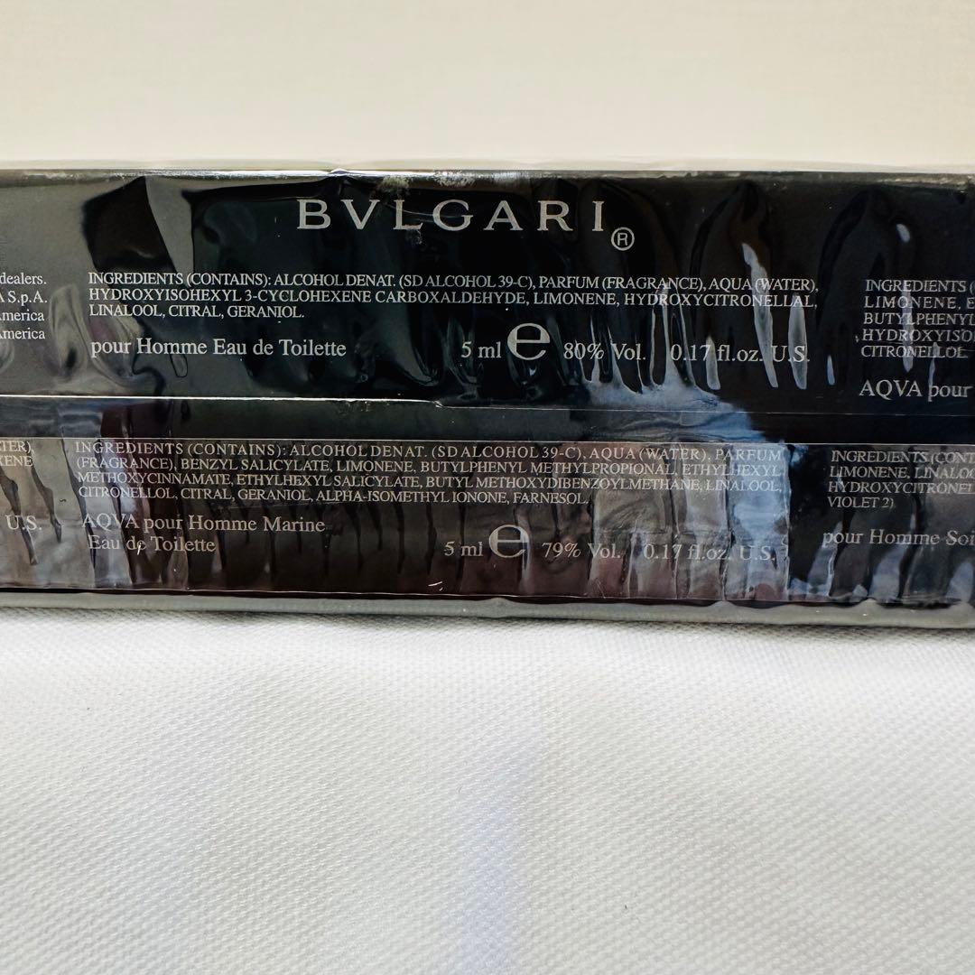 新品　BVLGARI ブルガリ トラベルコレクション ミニ香水 5本セット