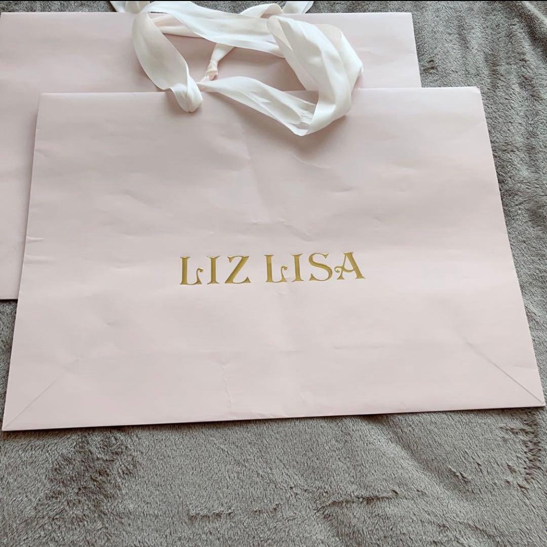 LIZLISA リズリサ ショッパー ショップ袋 紙袋 ピンク 10枚