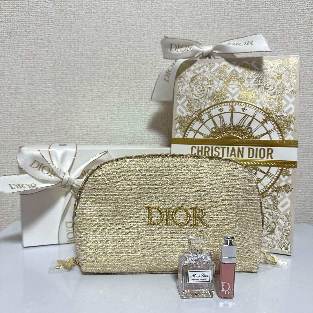 Dior コスメポーチとミニ香水とミニマキシマイザーセット