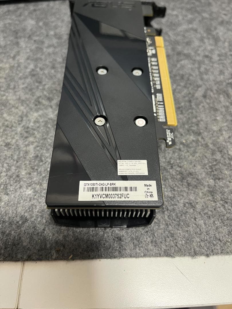 S*K様 ASUS GTX 1050Ti LP グラフィックボード（動作確認済）