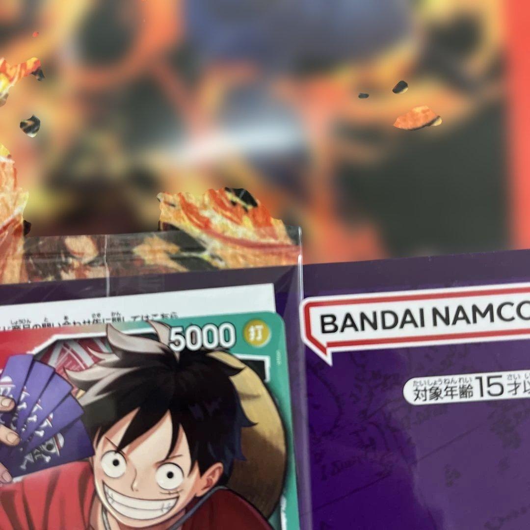 一番くじ 購入特典 OP13-001 ルフィ カード　ワンピース　プロモ