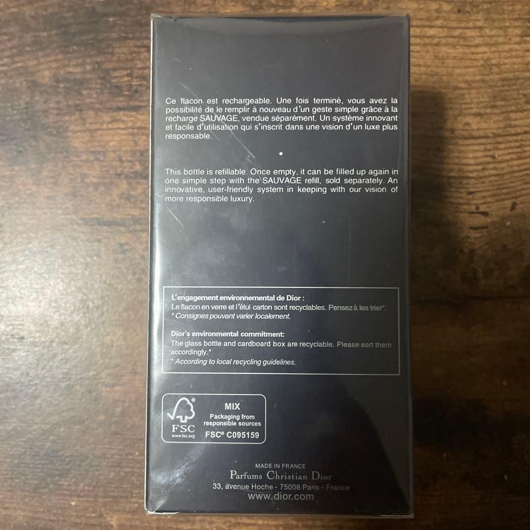 新品未使用ディオールソヴァージュ100ml