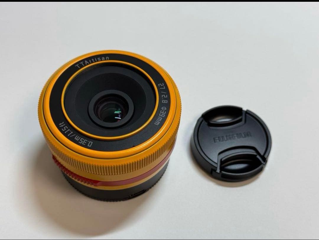【限定】ttartisan AF 27mm f2.8 限定オレンジ（xマウント）