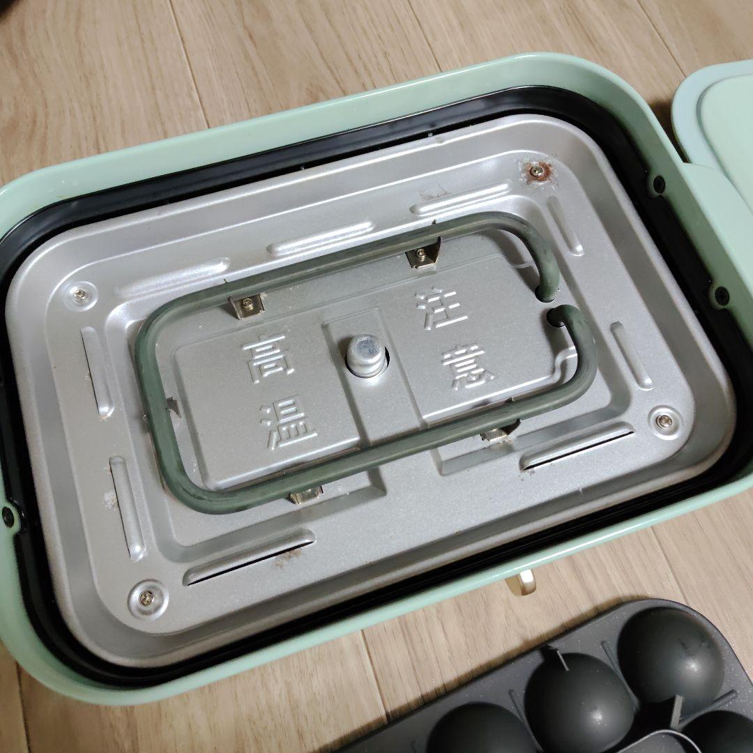 【限定レア色】BRUNO コンパクトホットプレート スモーキーグリーン 動作確済