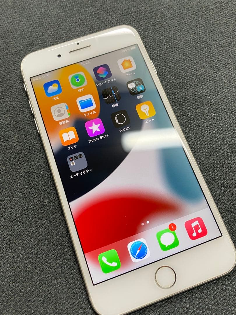 美品 iPhone 8Plus 64GB SIMフリー バッテリ最大容量100%