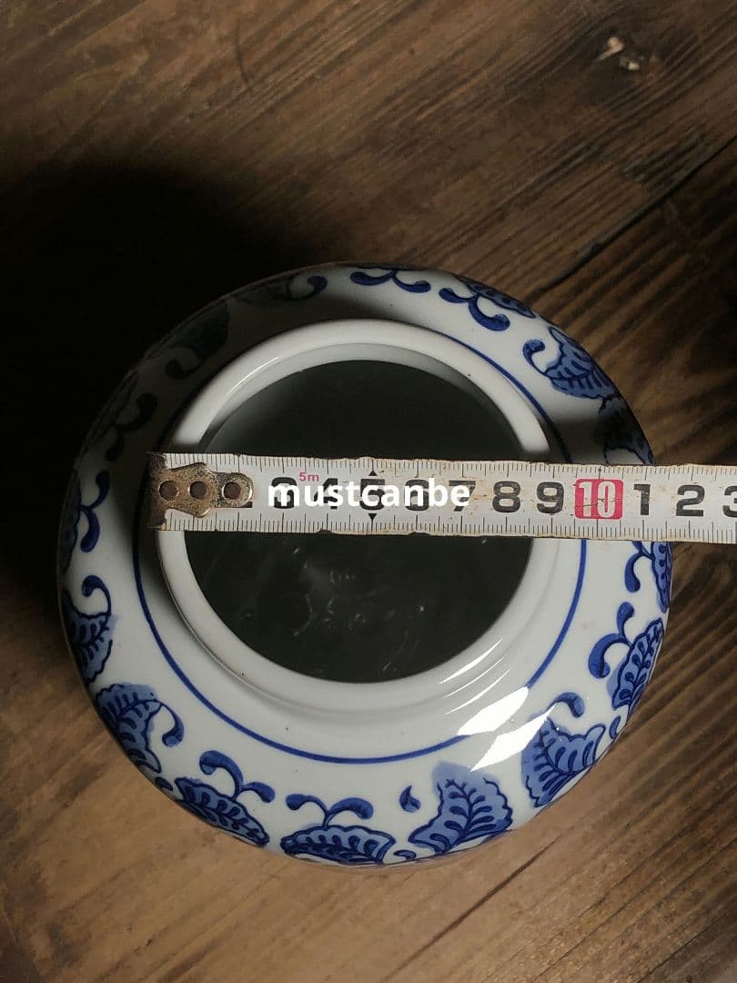 釉下彩纏枝花青花双喜茶壺 景徳鎮 陶磁器 装飾品 現代工芸品 美術品 置物