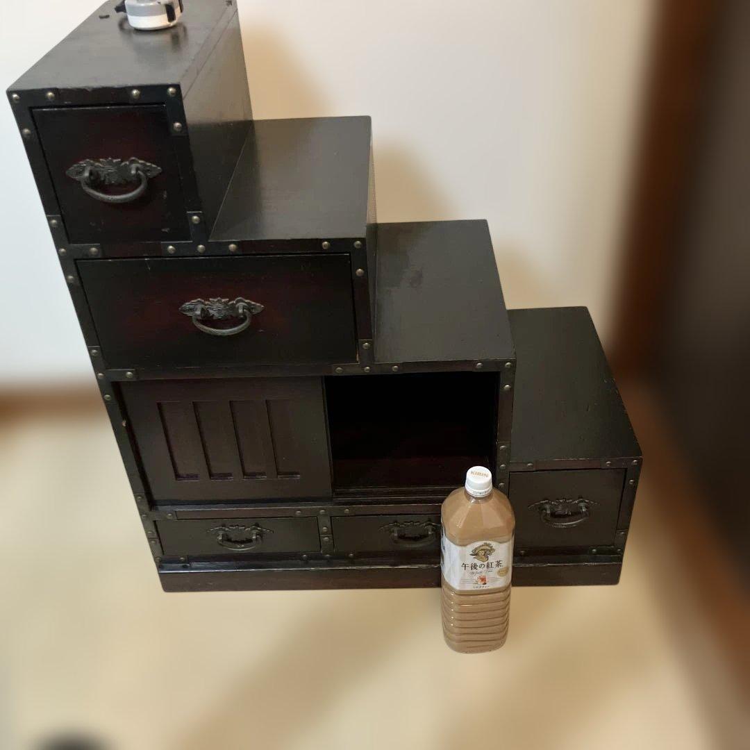 階段箪笥　アンティーク　レトロ