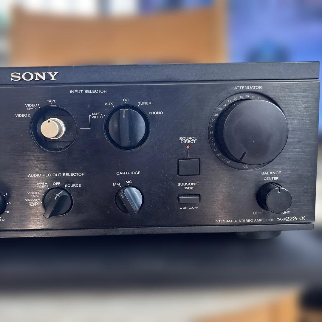 SONY TA-F222ESx 動作品　　　　ツマミ破損