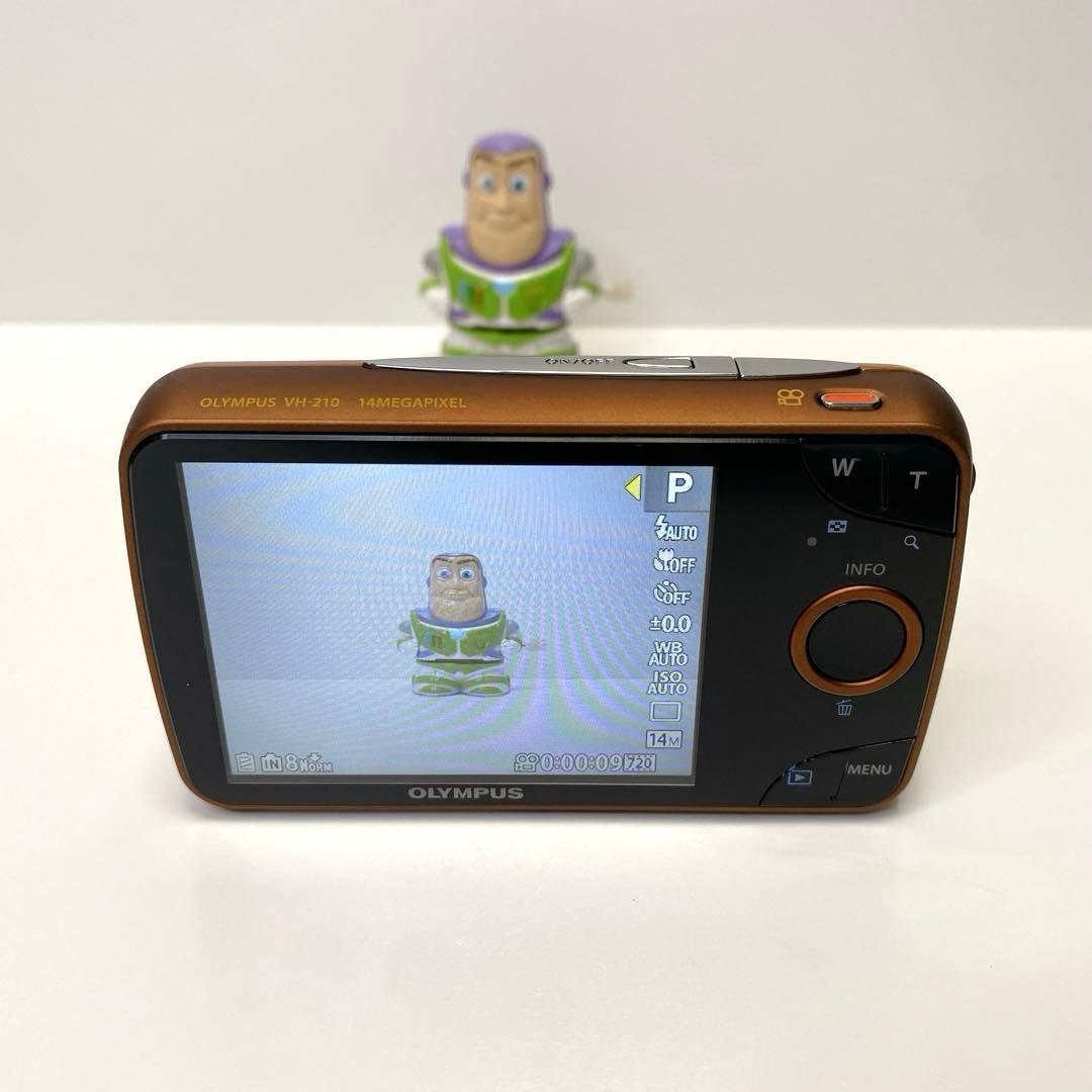 【未使用級】OLYMPUS VH-210 オレンジ デジカメ コンデジ