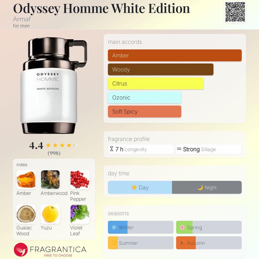 香水(男性用) ARMAF ODYSSEY HOMME WHITE EDITION
