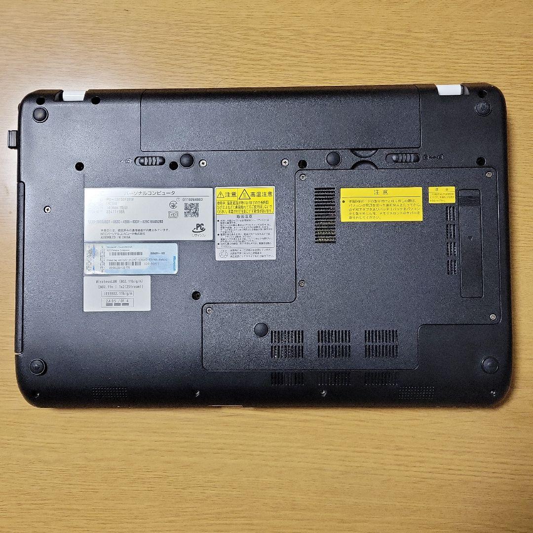 NEC LS150/F Windows 10 ノートPC DVD RWドライブ