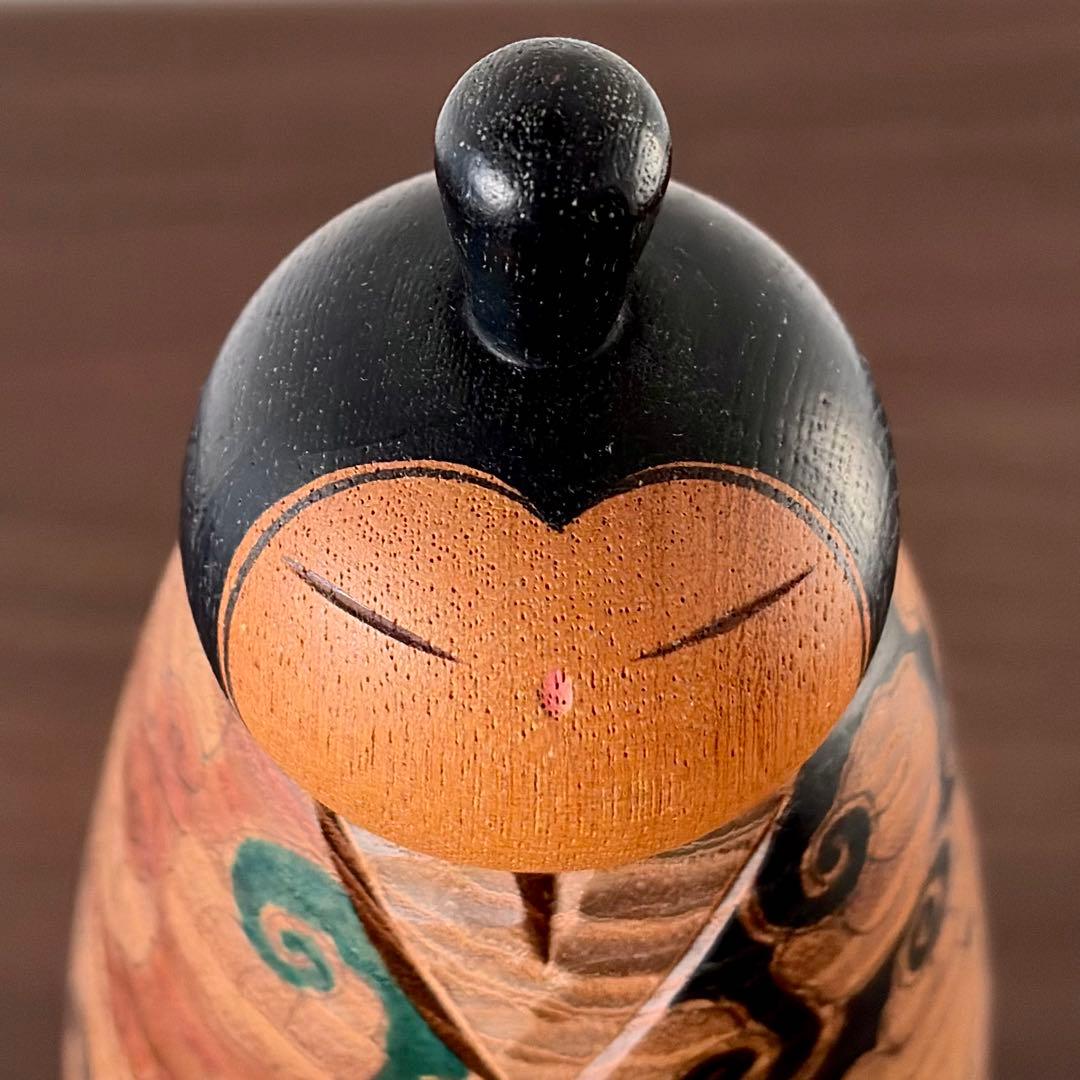 栗林 一雪 Issetsu 創作 こけし kokeshi 人形 繊細 古美術