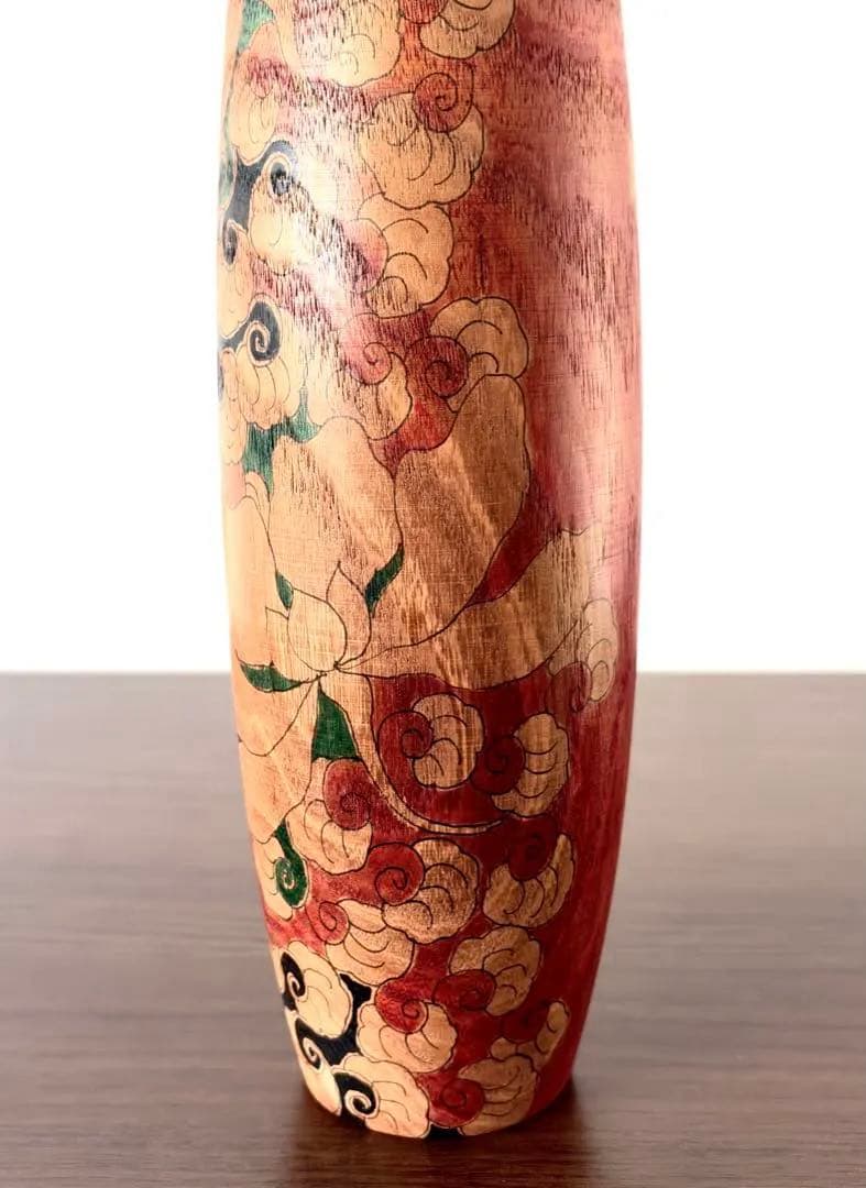 栗林 一雪 Issetsu 創作 こけし kokeshi 人形 繊細 古美術