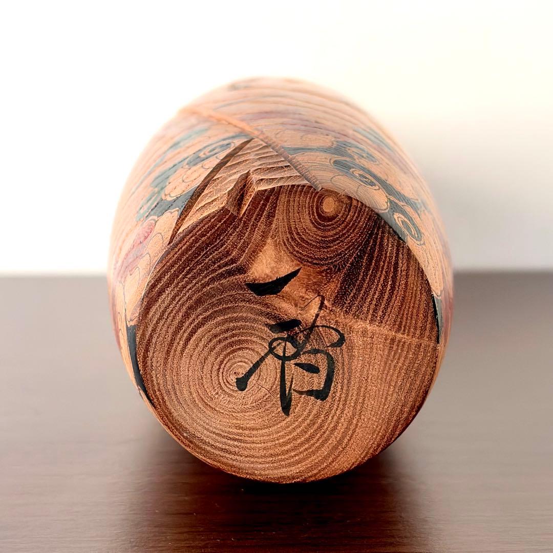 栗林 一雪 Issetsu 創作 こけし kokeshi 人形 繊細 古美術