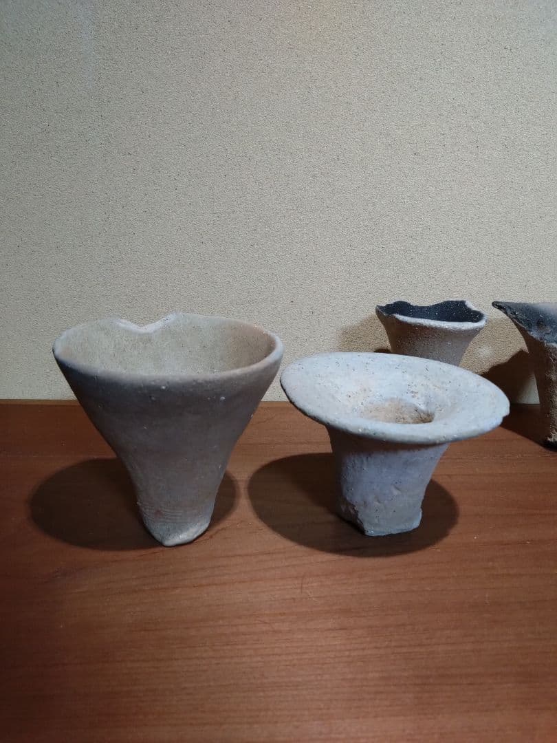 矢作川出土 弥生土器 残欠 土器 花器 ぐい呑み
