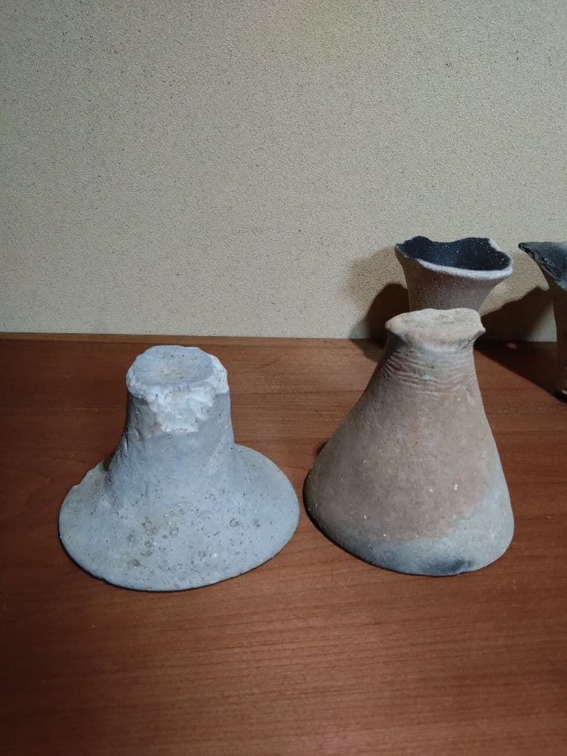 矢作川出土 弥生土器 残欠 土器 花器 ぐい呑み