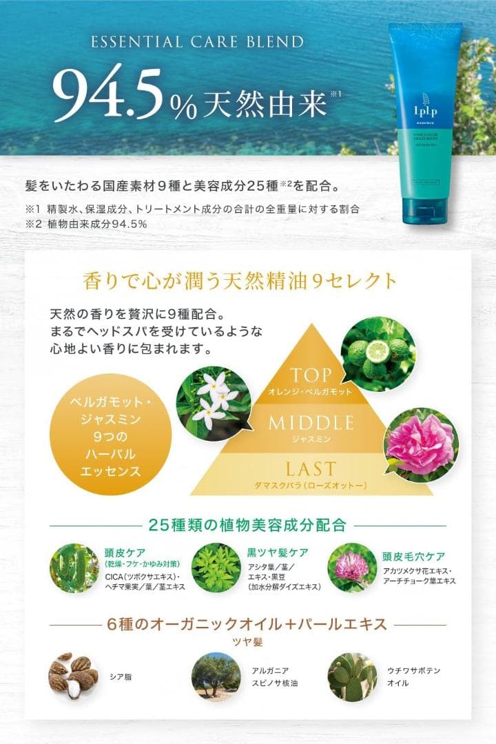 ルプルプ LPLP カラートリートメント アッシュブラウン 170g ２個セット