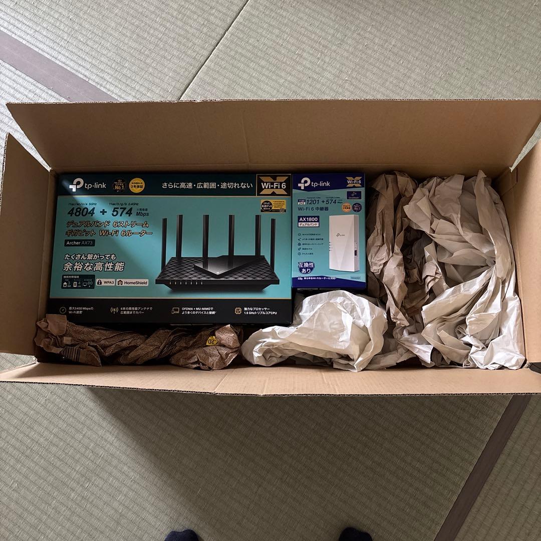 TP-Link Wi-Fiルーター&中継機Archer AX73 AX1800