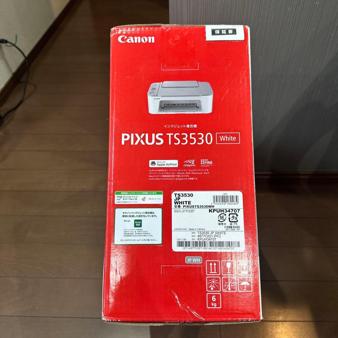 Canon PIXUS TS3530 ホワイト