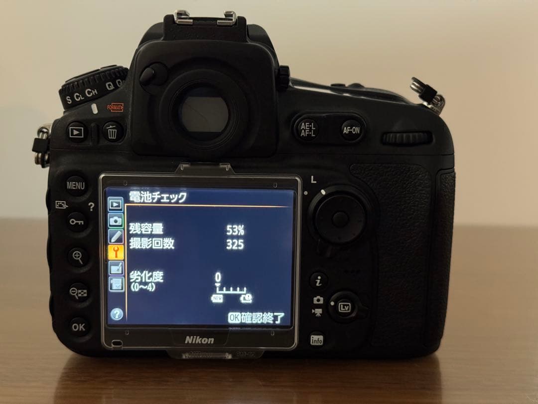 【美品・シャッター数5,914枚】Nikon D810