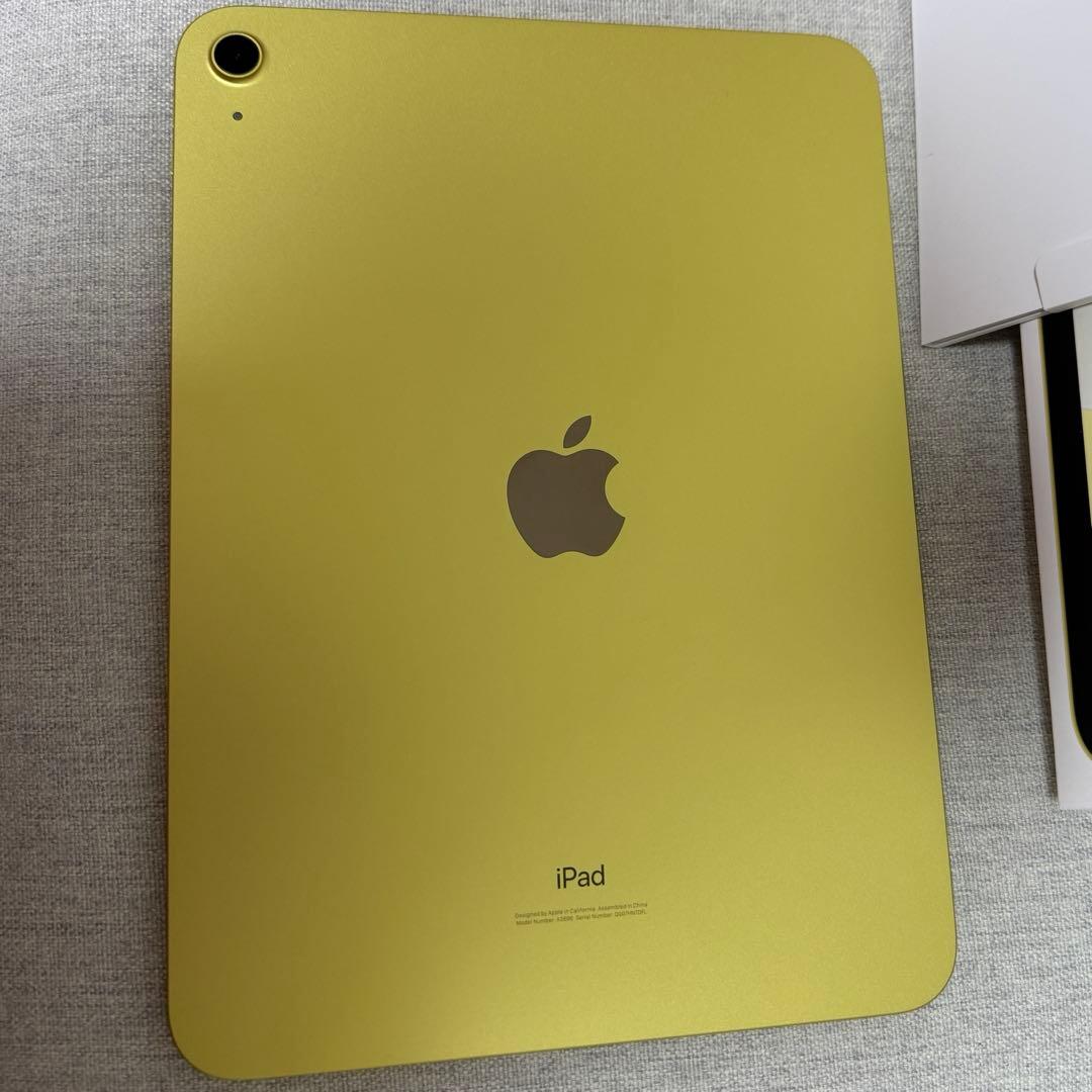Apple iPad 第10世代 256GB 10.9インチ イエロー 美品
