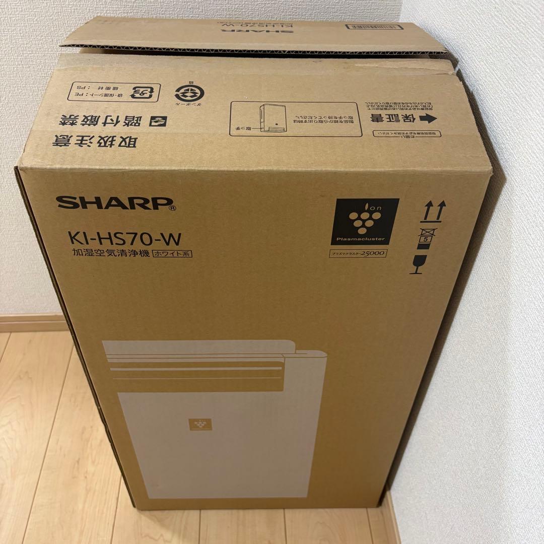 SHARPシャープ 加湿空気清浄機 KI-HS70-W 2018年製
