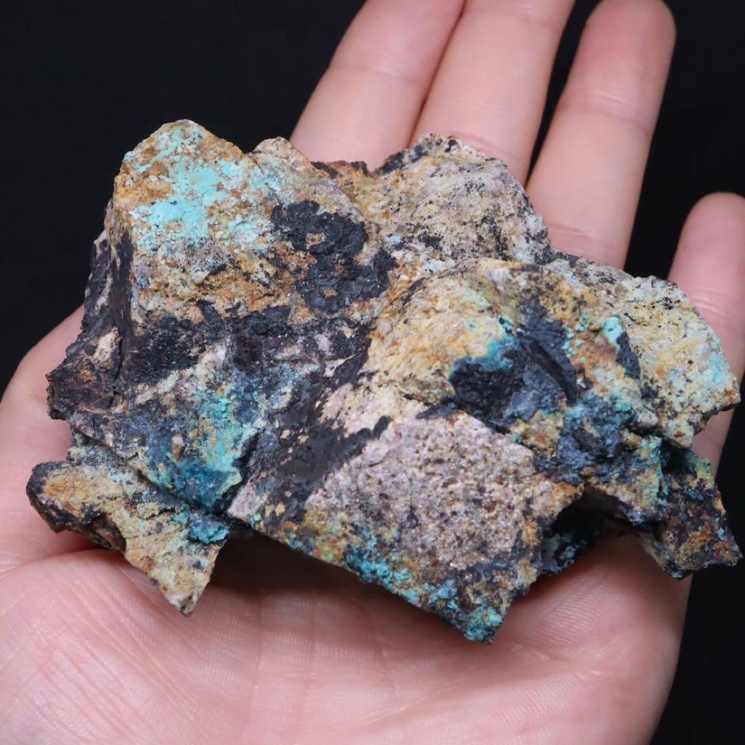クリソコラ 珪孔雀石 孔雀石 139.8g CHS123 鉱物 原石 天然石
