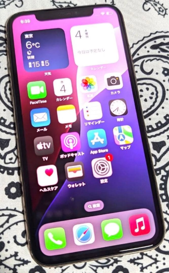 iPhone 11Pro 512GB SIMフリー バッテリー新品 100%