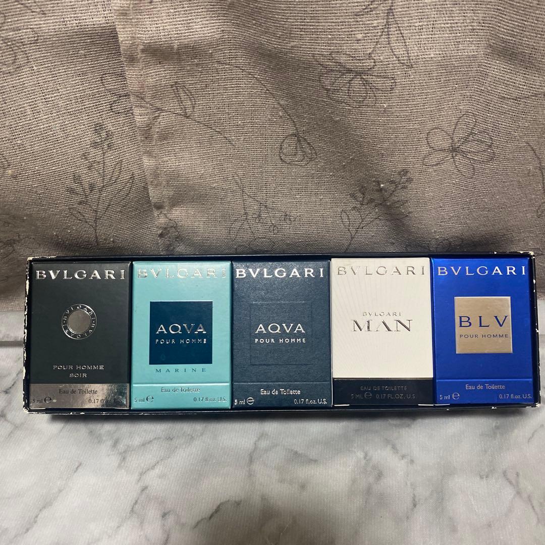 BVLGARI ブルガリ ミニ香水5点セット 新品未開封品