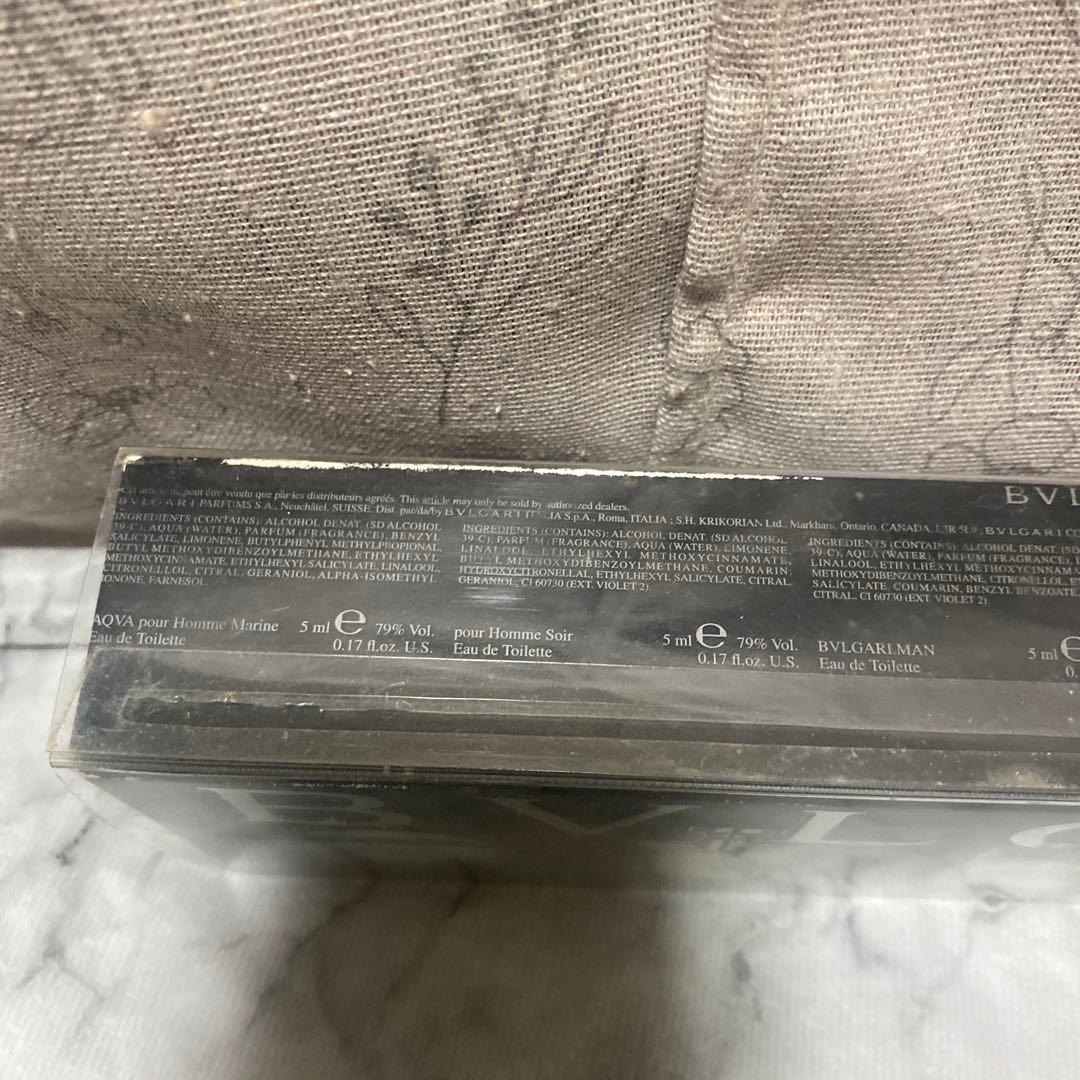 BVLGARI ブルガリ ミニ香水5点セット 新品未開封品
