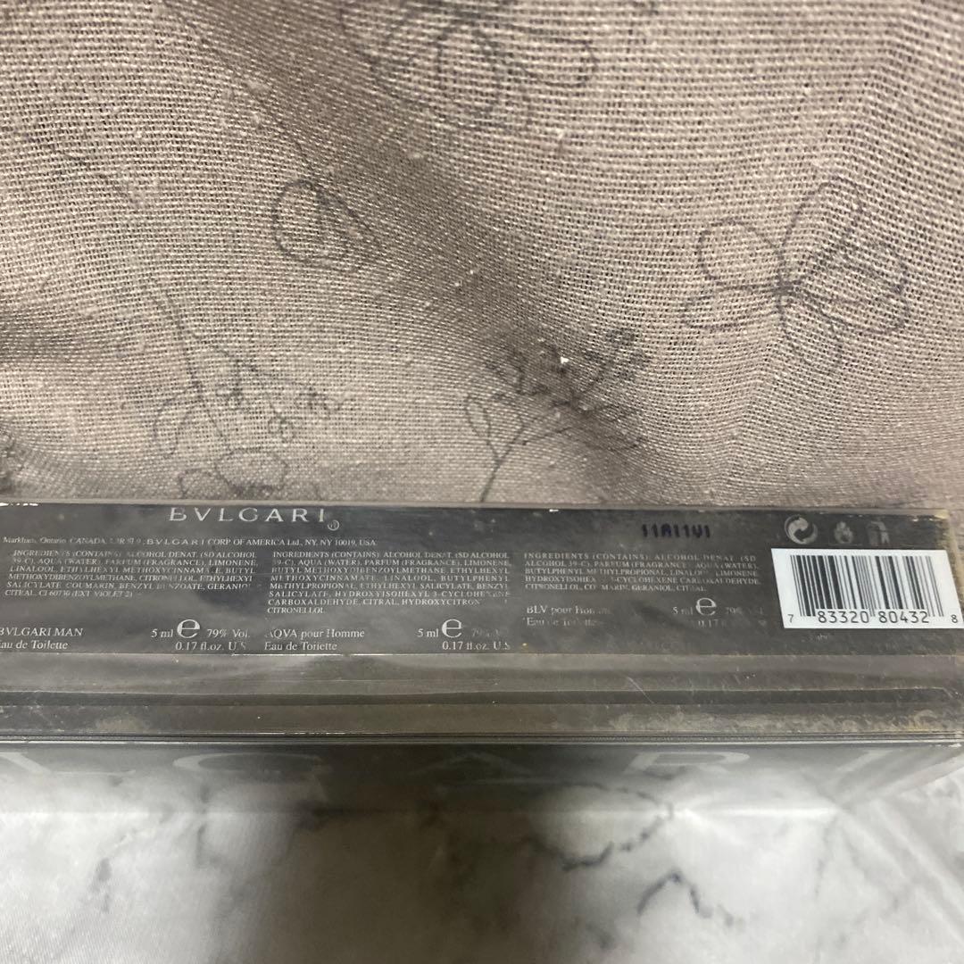 BVLGARI ブルガリ ミニ香水5点セット 新品未開封品