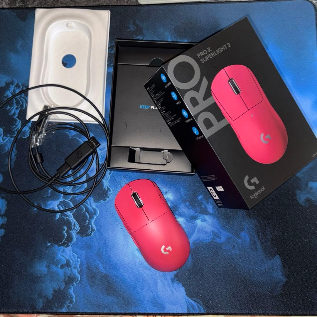 Logicool G PRO X SUPERLIGHT 2 ピンク