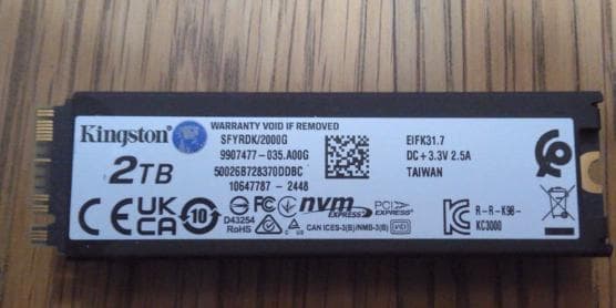 内蔵型SSD KINGSTON FURY RENEGADE 2TB SSD