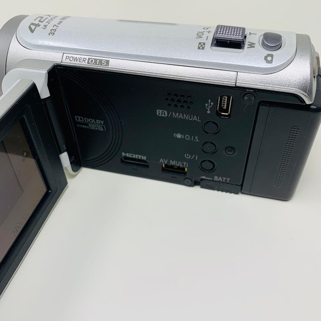 Panasonic HDC-TM45-W ビデオカメラ　動作品　パナソニック