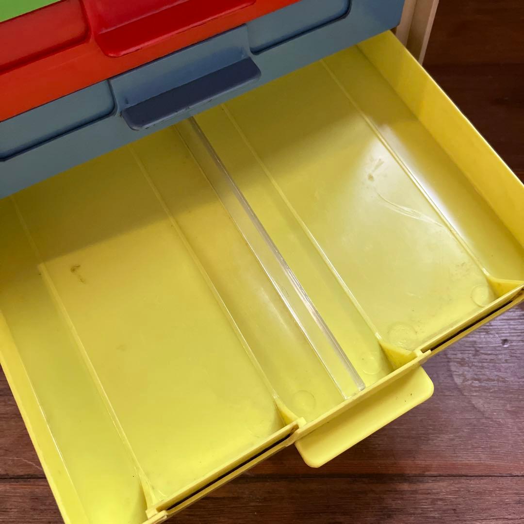 昭和レトロ ナショナル ネオハイトップ プラスチック製 8段 引き出しケース