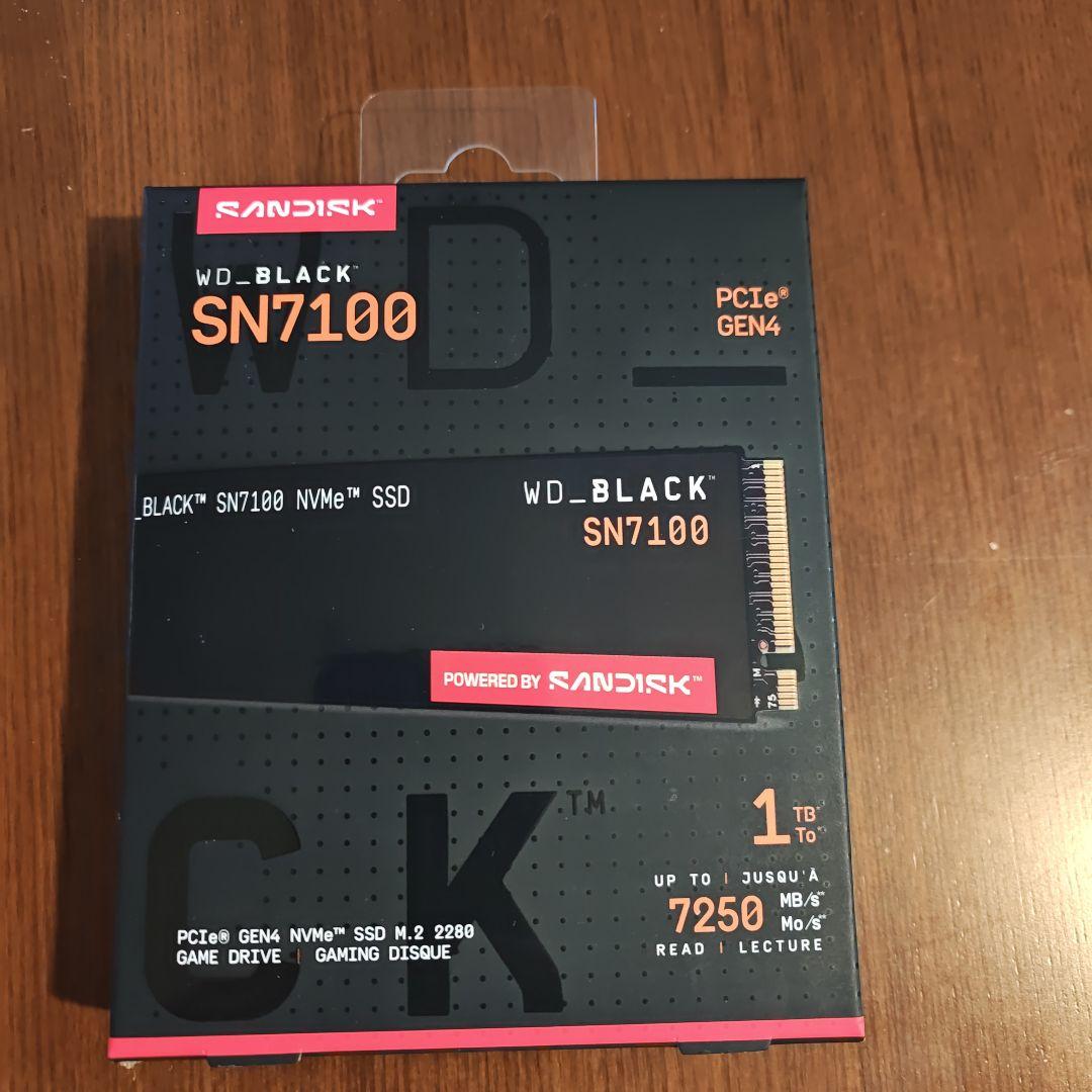 内蔵型SSD WD_BLACK SN7100 1TB SSD